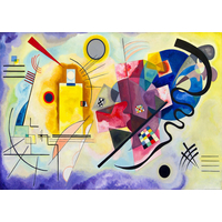 ENJOY Puzzle Vassily Kandinsky: Žlutá červená modrá 1000 dílků