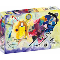 ENJOY Puzzle Vassily Kandinsky: Žlutá červená modrá 1000 dílků