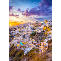 ENJOY Puzzle Západ slunce nad Santorini 1000 dílků