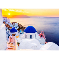 ENJOY Puzzle Východ slunce nad Santorini, Řecko 1000 dílků