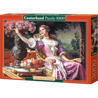 CASTORLAND Puzzle Žena ve fialových šatech 3000 dílků