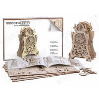 WOODEN CITY 3D puzzle Kouzelné hodiny 149 dílů