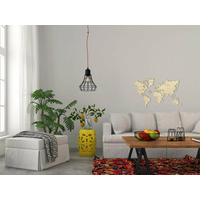 WOODEN CITY Dřevěná mapa světa velikost M (57x38cm)