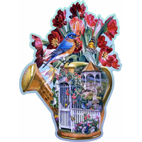 WOODEN CITY Dřevěné puzzle Skrytá zahradní konev 250 dílků EKO