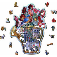 WOODEN CITY Dřevěné puzzle Skrytá zahradní konev 250 dílků EKO