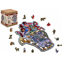 WOODEN CITY Dřevěné puzzle Skrytá zahradní konev 250 dílků EKO