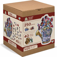 WOODEN CITY Dřevěné puzzle Skrytá zahradní konev 250 dílků EKO