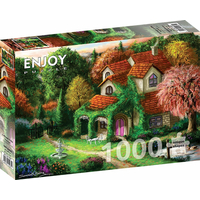 ENJOY Puzzle Chaloupka v lese 1000 dílků