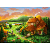 ENJOY Puzzle Chaloupka za soumraku 1000 dílků