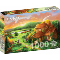 ENJOY Puzzle Chaloupka za soumraku 1000 dílků