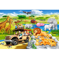 CASTORLAND Puzzle Dobrodružství na Safari MAXI 40 dílků