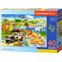 CASTORLAND Puzzle Dobrodružství na Safari MAXI 40 dílků