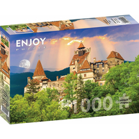 ENJOY Puzzle Drákulův hrad, Bran, Rumunsko 1000 dílků