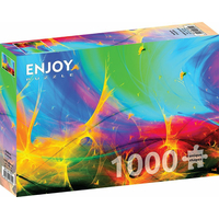 ENJOY Puzzle Duhové fraktály 1000 dílků