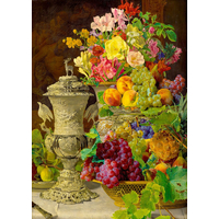 ENJOY Puzzle Ferdinand Georg Waldmuller: Zátiší s ovocem 1000 dílků