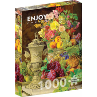 ENJOY Puzzle Ferdinand Georg Waldmuller: Zátiší s ovocem 1000 dílků