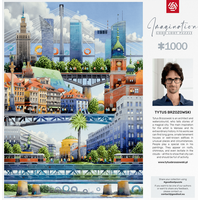 GOOD LOOT Puzzle Imagination: Tytus Brzozowski - Warsaw bridges 1000 dílků