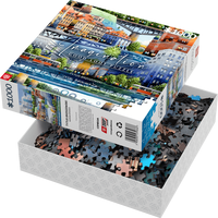 GOOD LOOT Puzzle Imagination: Tytus Brzozowski - Warsaw bridges 1000 dílků