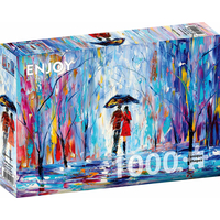 ENJOY Puzzle Láska v dešti 1000 dílků