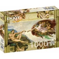 ENJOY Puzzle Michelangelo Buonarroti: Stvoření Adama 1000 dílků