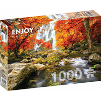 ENJOY Puzzle Podzimní vodopád 1000 dílků