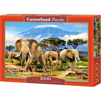 CASTORLAND Puzzle Ráno pod Kilimandžárem 1000 dílků