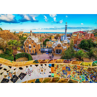 ENJOY Puzzle Výhled z parku Güell, Barcelona 1000 dílků