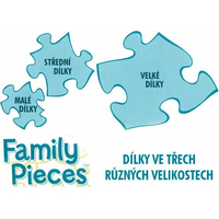 COBBLE HILL Rodinné puzzle Jelení rodina 350 dílků