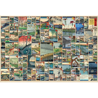 COBBLE HILL Puzzle 100 slavných pohledů z období Edo 2000 dílků