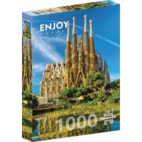ENJOY Puzzle Bazilika Sagrada Familia, Barcelona 1000 dílků