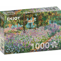 ENJOY Puzzle Claude Monet: Monetova zahrada v Giverny 1000 dílků
