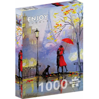 ENJOY Puzzle Deštivý den v Paříži 1000 dílků