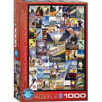 EUROGRAPHICS Puzzle Dobrodružství na železnici 1000 dílků