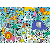 ENJOY Puzzle Doodle Safari 1000 dílků