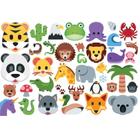 EUROGRAPHICS Puzzle Emoji zvířátka 100 dílků