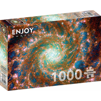 ENJOY Puzzle Přízračná galaxie napříč spektrem 1000 dílků