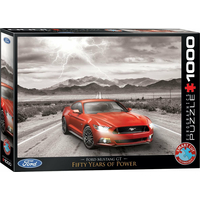 EUROGRAPHICS Puzzle Ford Mustang GT 2015, 1000 dílků