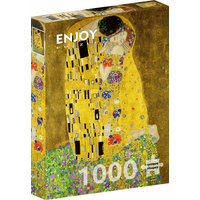 ENJOY Puzzle Gustav Klimt: Polibek 1000 dílků