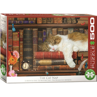 EUROGRAPHICS Puzzle Kočičí zdřímnutí XL 500 dílků