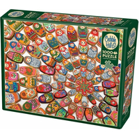 COBBLE HILL Puzzle Sušenky Matrjošky 1000 dílků