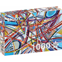 ENJOY Puzzle Křivky 1000 dílků
