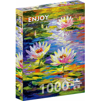 ENJOY Puzzle Lekníny v jezírku 1000 dílků