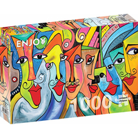 ENJOY Puzzle Obličeje života 1000 dílků
