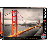 EUROGRAPHICS Puzzle San Francisco - Golden Gate Bridge 1000 dílků