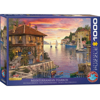 EUROGRAPHICS Puzzle Středomořský přístav 1000 dílků