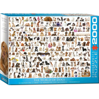 EUROGRAPHICS Puzzle Svět psů 2000 dílků