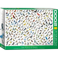 EUROGRAPHICS Puzzle Svět ptáků 2000 dílků
