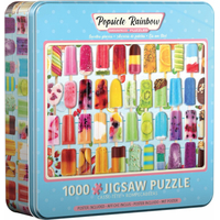 EUROGRAPHICS Puzzle v plechové krabičce Nanuková duha 1000 dílků