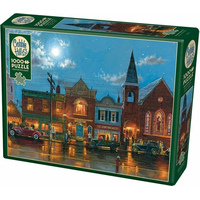 COBBLE HILL Puzzle Večerní ulice 1000 dílků
