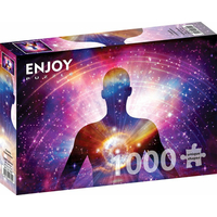 ENJOY Puzzle Vesmírné spojení 1000 dílků